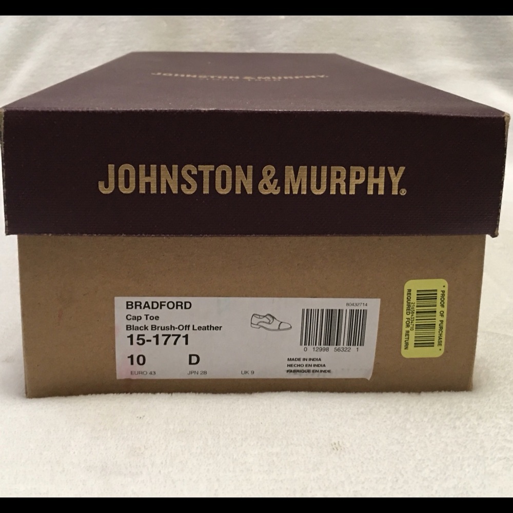Johnston & Murphy Cap-Toe Oxfords Dress Shoes - Picture 13 of 15